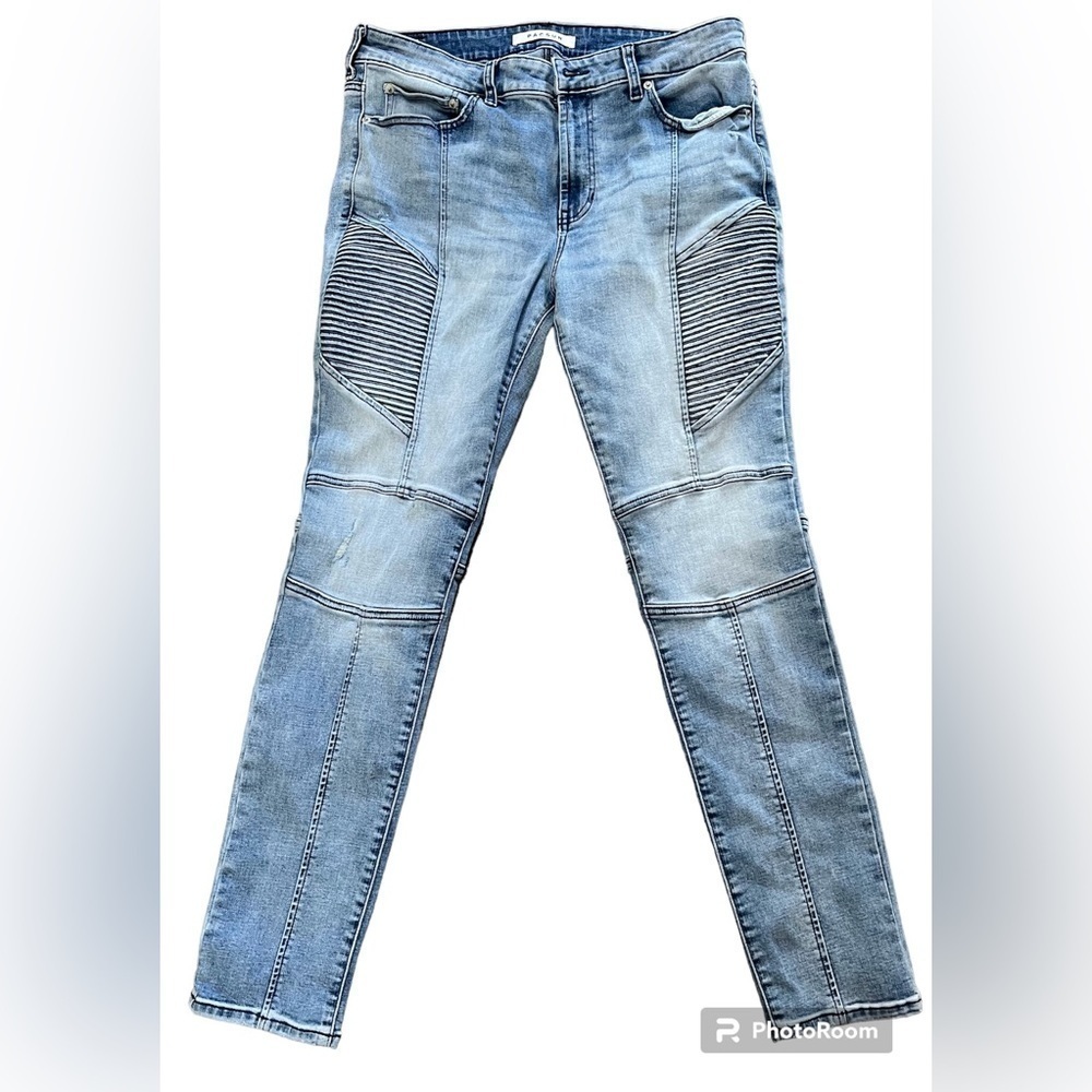 Men PacSun pac sun stacked street grunge distressed skinny denim jeans. Sz 32